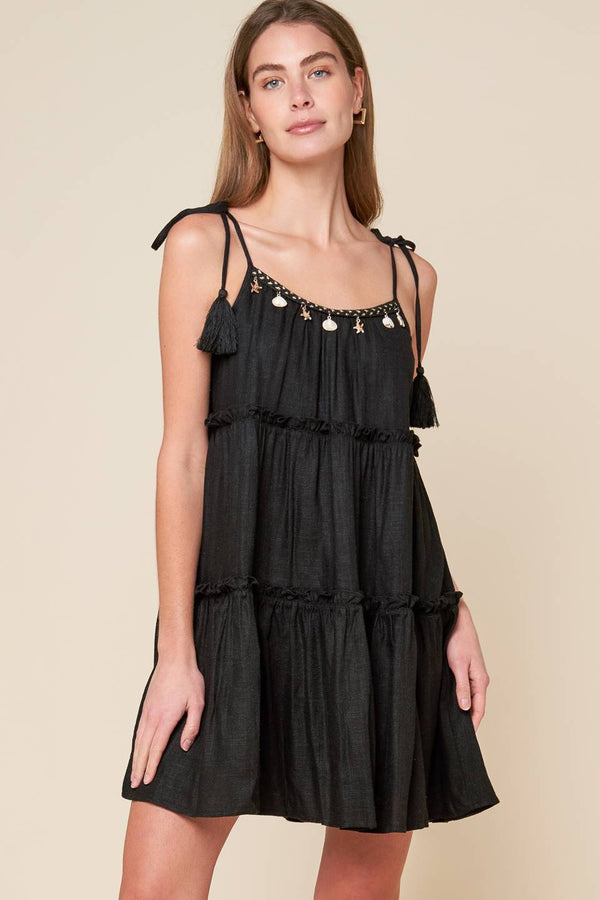 through-the-arbor-woven-mini-dress Flying Tomato-Sophia's StyleDRESSES-1